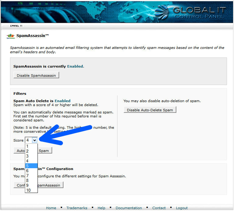 spamassassin test