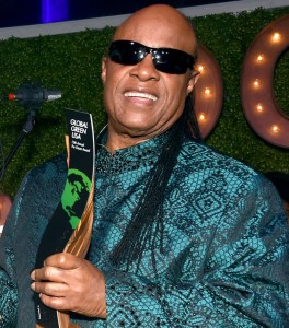 Stevie Wonder at the 13th Global Green Oscar Party.
