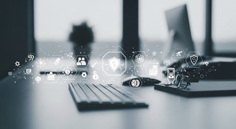 Visual comparison of unsecured workstation vs. secure IT-managed CPA environment