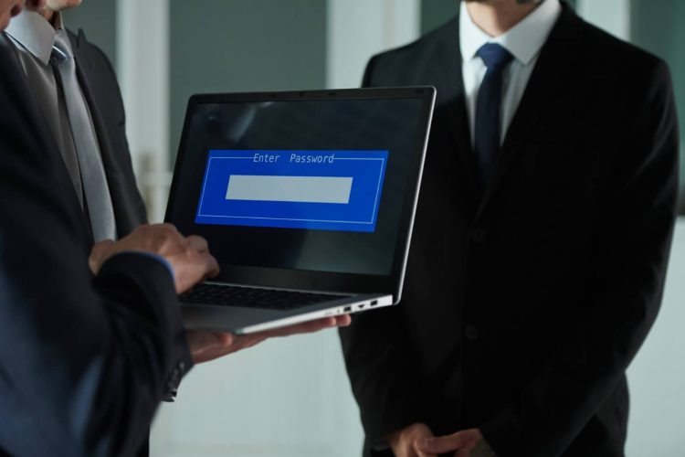 CPA accessing encrypted client records via secure cloud dashboard